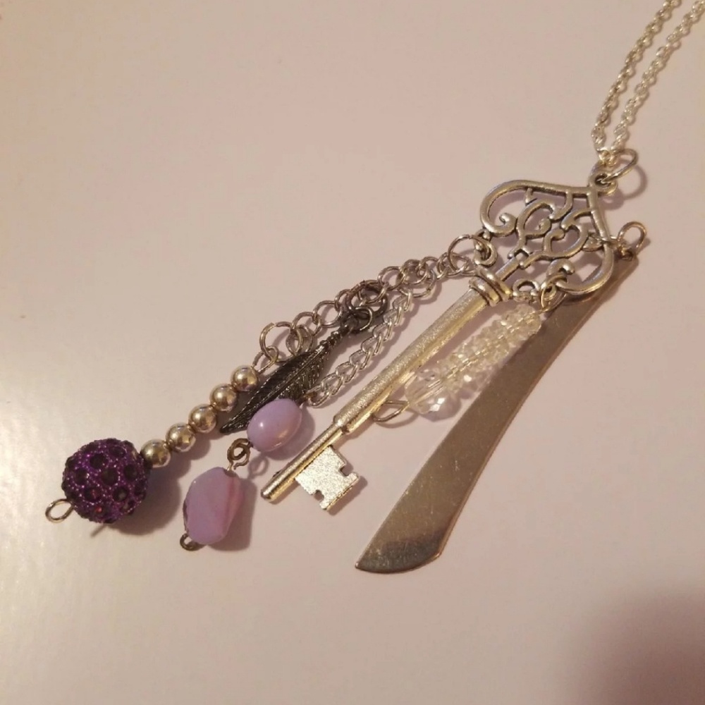 Key pendant necklace